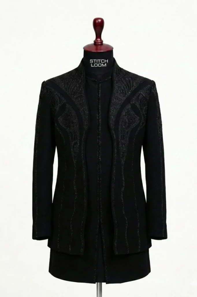 Custom men’s Jodhpuri jacket manufactured in Kerala, India – Stitch Loom