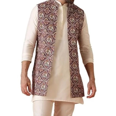 Custom groom kurta with traditional design manufactured in Kerala, India for wedding wear brands supplying across all Indian states and all Kerala districts